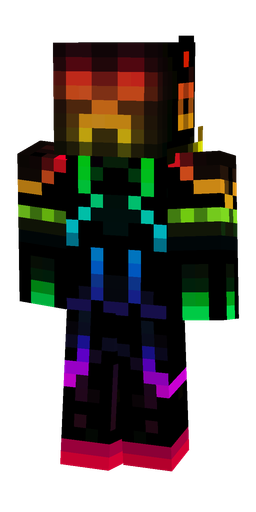 Black skin: body, front render