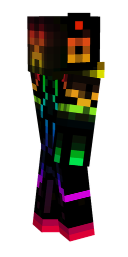 Black skin: body, left side render