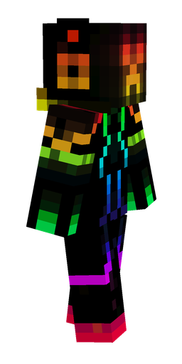 Black skin: body, right side render