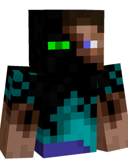Black skin: bust render