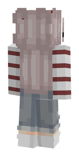 Gray skin: body, back render