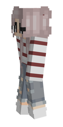 Gray skin: body, left side render