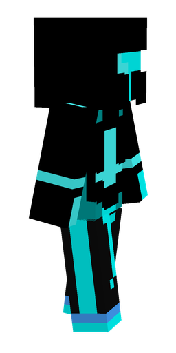 Black skin: body, right side render