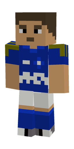Blue skin: body, front render