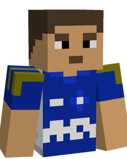 Blue skin: bust render