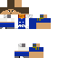Blue skin: raw texture render