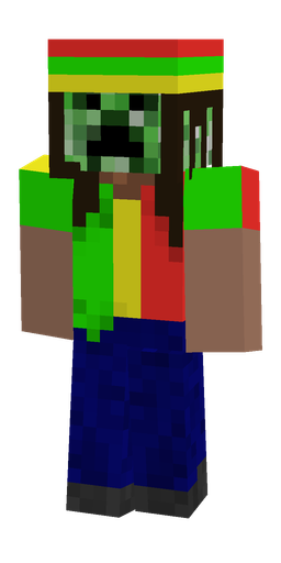 Blue skin: body, front render
