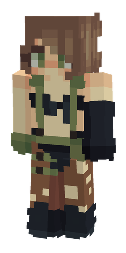 Brown skin: body, front render