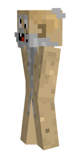 Orange skin: body, left side render