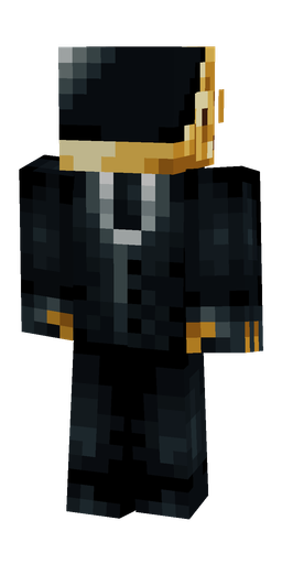 Black skin: body, front render