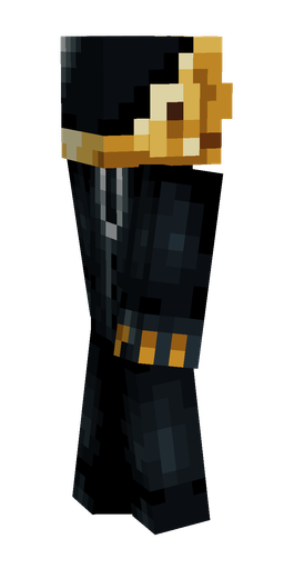 Black skin: body, left side render