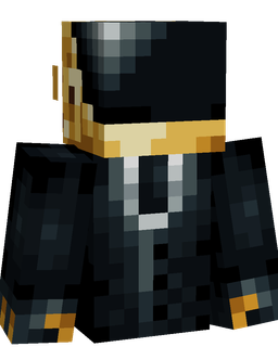 Black skin: bust render