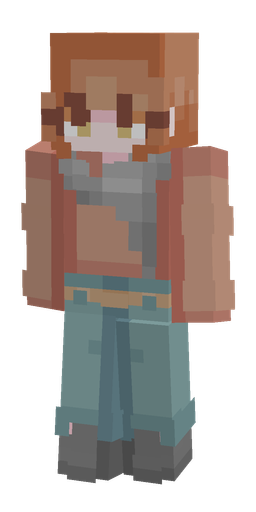 Blue skin: body, front render