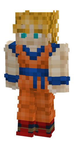 Blue skin: body, front render