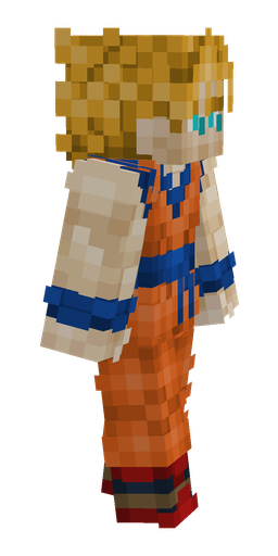 Blue skin: body, right side render