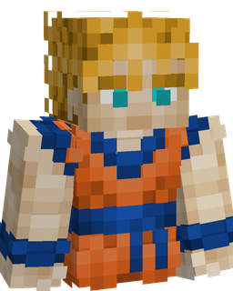 Blue skin: bust render