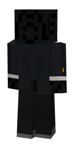 Black skin: body, back render
