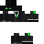 Black skin: raw texture render