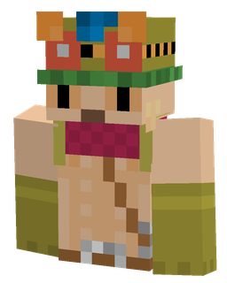 Brown skin: bust render