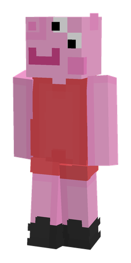 Pink skin: body, front render