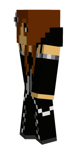 Black skin: body, left side render