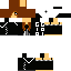 Black skin: raw texture render