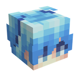 Blue skin: head render