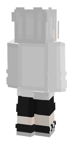 Black skin: body, back render