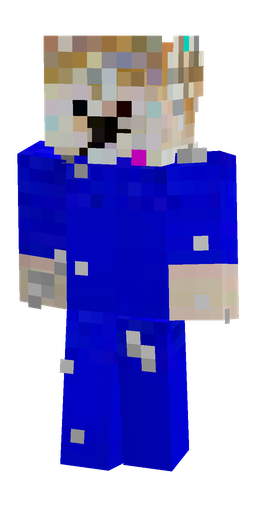 Blue skin: body, front render