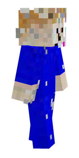 Blue skin: body, right side render