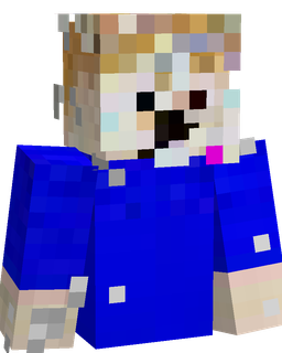 Blue skin: bust render