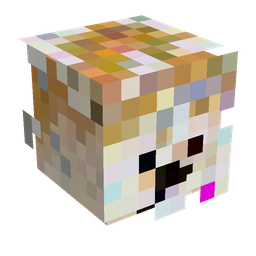 Blue skin: head render