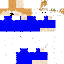 Blue skin: raw texture render