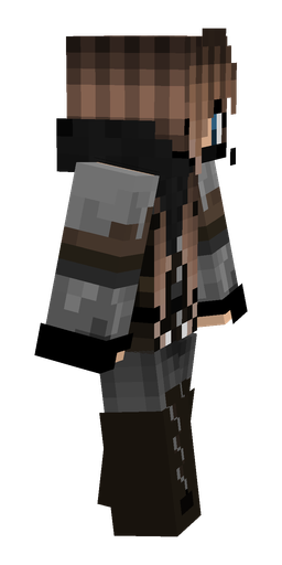 Black skin: body, right side render
