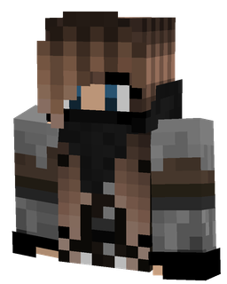 Black skin: bust render