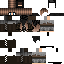 Black skin: raw texture render