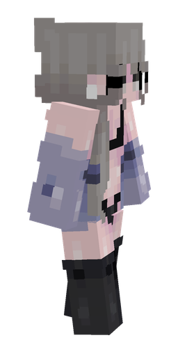 Black skin: body, right side render