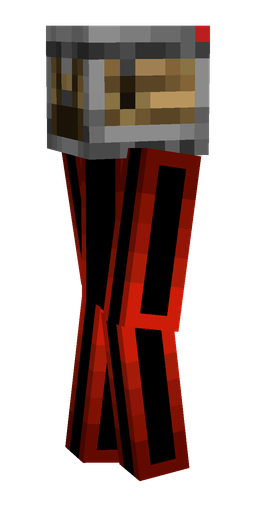 Black skin: body, left side render