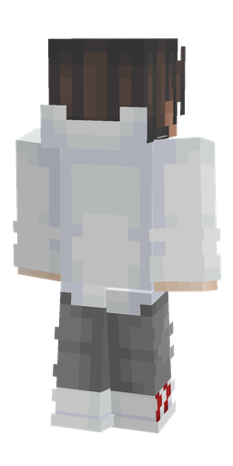 Blue skin: body, back render