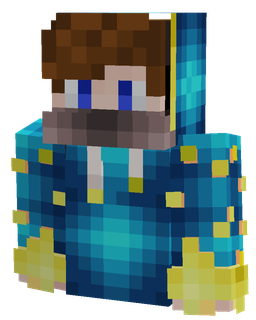 Blue skin: bust render