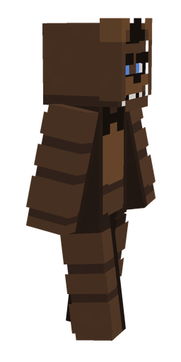 Brown skin: body, right side render