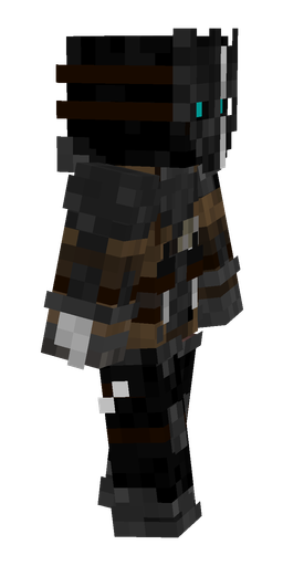 Black skin: body, right side render