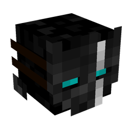 Black skin: head render