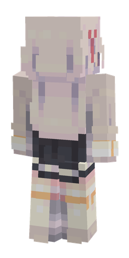Orange skin: body, back render