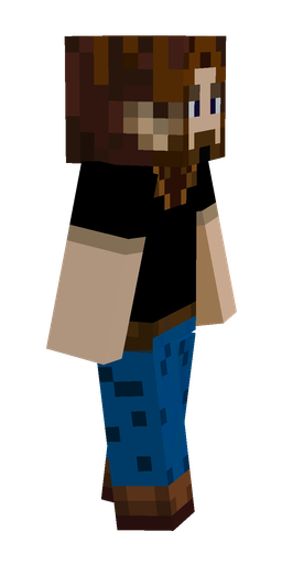 Black skin: body, right side render