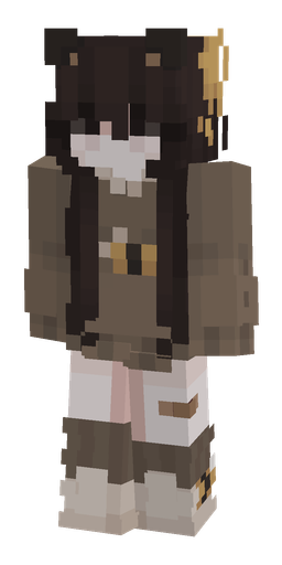 Black skin: body, front render