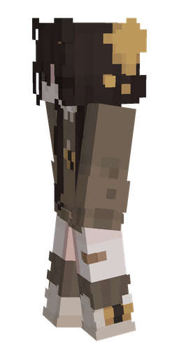 Black skin: body, left side render