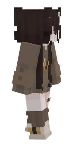 Black skin: body, right side render