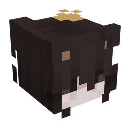 Black skin: head render