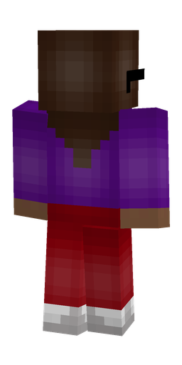 Brown skin: body, back render
